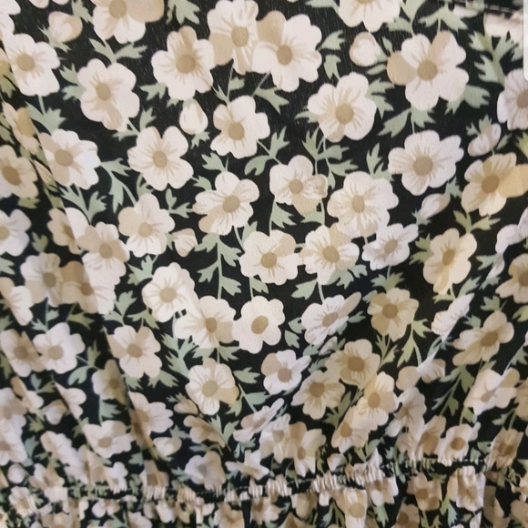 Allover Floral One Shoulder A-line Dress - Picture 10 of 11